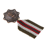 Maxbell 2 Pieces Anchor Star Nautical Themed Brooch Pin Epaulet Badge Uniform Decor