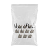 Maxbell 10 Pcs Mini Crown Charms Beads for Jewelry Findings Making 6 x11mm Bronze - Aladdin Shoppers