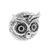Maxbell 20 Pieces Metal Owl DIY Bracelet Connector Spacer Charm Beads Silver & Gold