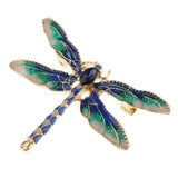 Maxbell Dragonfly Animal Alloy Pin Brooches Women Wedding Party Jewelry Gifts Blue - Aladdin Shoppers