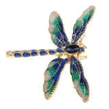 Maxbell Dragonfly Animal Alloy Pin Brooches Women Wedding Party Jewelry Gifts Blue - Aladdin Shoppers