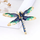 Maxbell Dragonfly Animal Alloy Pin Brooches Women Wedding Party Jewelry Gifts Blue - Aladdin Shoppers