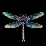 Maxbell Dragonfly Animal Alloy Pin Brooches Women Wedding Party Jewelry Gifts Blue - Aladdin Shoppers