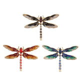 Maxbell Dragonfly Animal Alloy Pin Brooches Women Wedding Party Jewelry Gifts Blue - Aladdin Shoppers