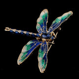 Maxbell Dragonfly Animal Alloy Pin Brooches Women Wedding Party Jewelry Gifts Blue - Aladdin Shoppers