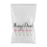Maxbell 5 Pieces Imitation Pearls Safety Pin Brooch Pin Clip for Scarf Gown Pink - Aladdin Shoppers