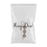 Maxbell ABS Pearls Rhinestone Spacer Beads Safety Pin Brooch Clip Scarf Hat Coffee - Aladdin Shoppers