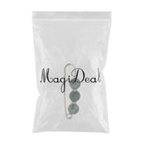 Maxbell ABS Pearls Rhinestone Spacer Beads Safety Pin Brooch Clip Scarf Hat Green - Aladdin Shoppers
