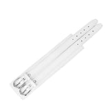 Maxbell Multi-color Double Tour PU Leather Wide Cuff Bracelet Men Accessory White - Aladdin Shoppers