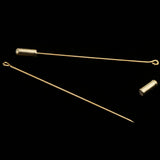 Maxbell 20 Piece Long Stick Needle Plug Lapel Hat Scarf Brooch Boutonniere Pins