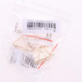 Maxbell Geometric Hanging Ear Stud Earrings Pendant Dangle DIY Gold Triangle 20mm - Aladdin Shoppers