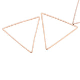 Maxbell Geometric Hanging Ear Stud Earrings Pendant Dangle DIY Gold Triangle 20mm - Aladdin Shoppers