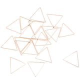 Maxbell Geometric Hanging Ear Stud Earrings Pendant Dangle DIY Gold Triangle 20mm - Aladdin Shoppers