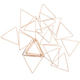 Maxbell Geometric Hanging Ear Stud Earrings Pendant Dangle DIY Gold Triangle 20mm - Aladdin Shoppers