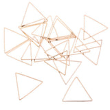 Maxbell Geometric Hanging Ear Stud Earrings Pendant Dangle DIY Gold Triangle 20mm - Aladdin Shoppers
