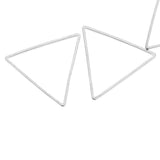 Maxbell Geometric Hanging Ear Stud Earrings Pendant Dangle DIY Silver Triangle 20mm - Aladdin Shoppers