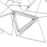 Maxbell Geometric Hanging Ear Stud Earrings Pendant Dangle DIY Silver Triangle 20mm - Aladdin Shoppers