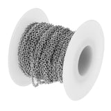 Maxbell 2 Roll Stainless Steel Cable Chain DIY Jewelry Necklace Bracelet Findings