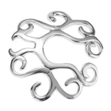 Maxbell 2 Pairs Non-piercing Stainless Steel Adjustable Screw Flower Nipple Shield