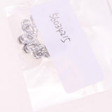 Maxbell 1 Pair Stainless Steel Crystal Floral Adjustable Clip On Mamilo Ring Blue - Aladdin Shoppers