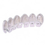 Maxbell Colorful Glossy Hip Hop Sharp Teeth Grills Hollowen Accessory 18K White Gold - Aladdin Shoppers