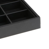 Maxbell PU Leather Stackable Tray Jewelry Organizer Display Pad 24 Slots - Aladdin Shoppers