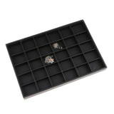 Maxbell PU Leather Stackable Tray Jewelry Organizer Display Pad 30 Slots - Aladdin Shoppers