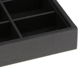 Maxbell PU Leather Stackable Tray Jewelry Organizer Display Pad 30 Slots - Aladdin Shoppers