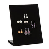 Maxbell L-shape Stand Velvet Board Earring Dangle Stud Holder Display Pad Black - Aladdin Shoppers