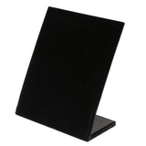 Maxbell L-shape Stand Velvet Board Earring Dangle Stud Holder Display Pad Black - Aladdin Shoppers