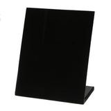 Maxbell L-shape Stand Velvet Board Earring Dangle Stud Holder Display Pad Black - Aladdin Shoppers