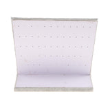 Maxbell L-shape Stand Velvet Board Earring Dangle Stud Holder Display Pad Gray - Aladdin Shoppers