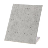 Maxbell L-shape Stand Velvet Board Earring Dangle Stud Holder Display Pad Gray - Aladdin Shoppers