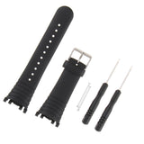 Maxbell 2 Pieces Silicone Rubber Wristwatch Bands for SUUNTO VECTOR Replacement