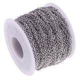 Maxbell 2 Roll Stainless Steel Cable Chain DIY Jewelry Necklace Bracelet Findings