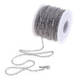 Maxbell 2 Roll Stainless Steel Cable Chain DIY Jewelry Necklace Bracelet Findings
