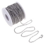 Maxbell 2 Roll Stainless Steel Cable Chain DIY Jewelry Necklace Bracelet Findings