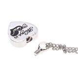 Maxbell 5xAlways in My Heart Pendant Memorial Necklace Human Pet Ash Holder Jewelry