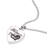 Maxbell 5xAlways in My Heart Pendant Memorial Necklace Human Pet Ash Holder Jewelry