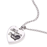 Maxbell 2xAlways in My Heart Pendant Memorial Necklace Human Pet Ash Holder Jewelry