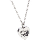 Maxbell 3xAlways in My Heart Pendant Memorial Necklace Human Pet Ash Holder Jewelry