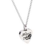 Maxbell 2xAlways in My Heart Pendant Memorial Necklace Human Pet Ash Holder Jewelry