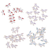 20 Pieces Unicorn Charms Pendant Findings Beads Jewelry Making Crafts Pink