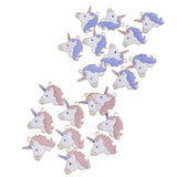 20 Pieces Unicorn Charms Pendant Findings Beads Jewelry Making Crafts Pink