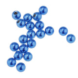 Maxbell 20 Piece Stainless Steel 4mm Piercing Jewelry Balls fit 14g Bar Blue - Aladdin Shoppers