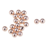 Maxbell 20 Piece Stainless Steel Piercing Jewelry 4mm Balls fit 16 Gauge Rose Gold - Aladdin Shoppers