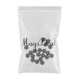 Maxbell 20 Piece Stainless Steel Piercing Jewelry 4mm Balls fit 16 Gauge Black - Aladdin Shoppers