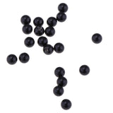 Maxbell 20 Piece Stainless Steel Piercing Jewelry 4mm Balls fit 16 Gauge Black - Aladdin Shoppers