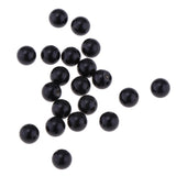 Maxbell 20 Piece Stainless Steel Piercing Jewelry 4mm Balls fit 16 Gauge Black - Aladdin Shoppers