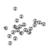 Maxbell 20PCS Stainless Steel Piercing Jewelry Replacement Ball 1.2X3mm Steel Color - Aladdin Shoppers